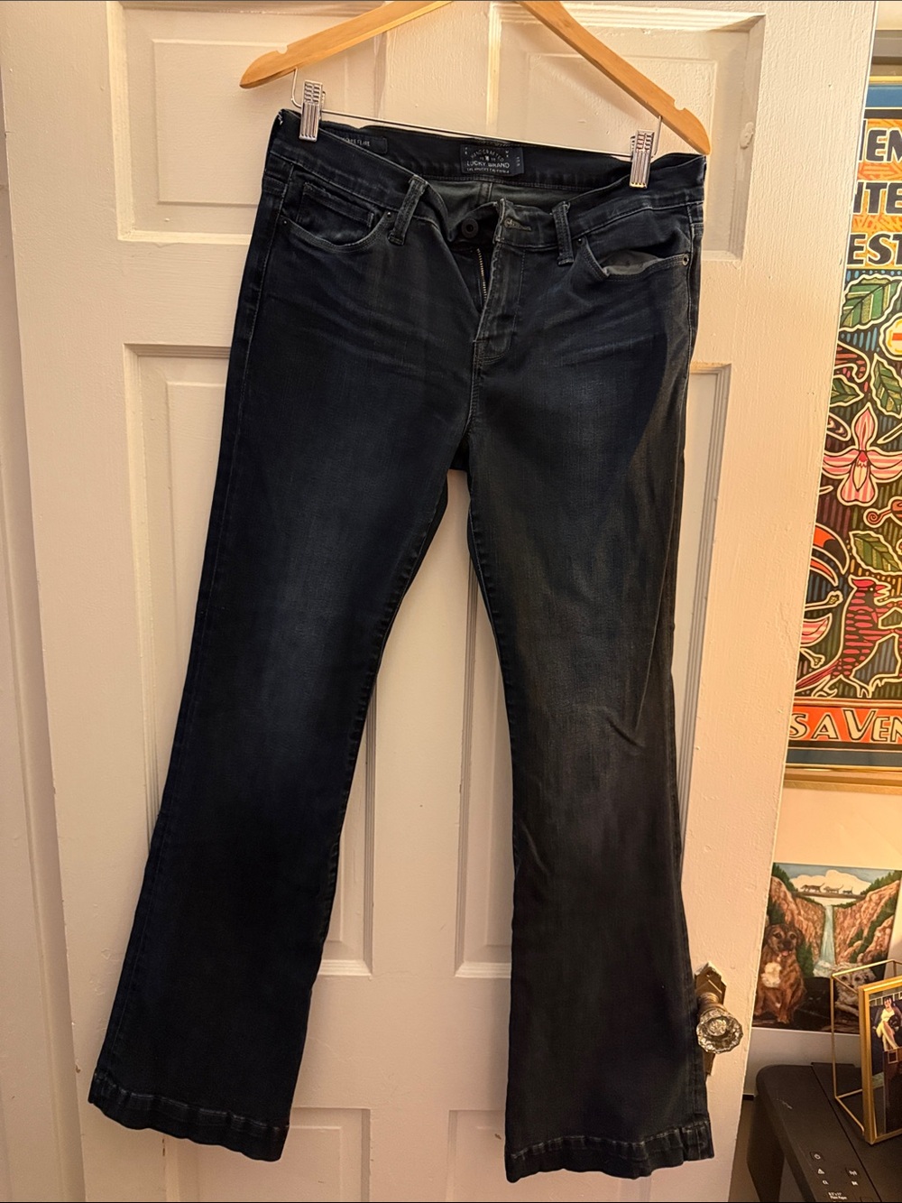 Lucky Brand Women’s Dark Wash Brooke Flair Jeans